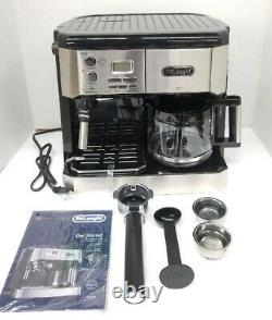 DeLonghi BCO432 Combo Espresso & 10-Cup Drip Coffee Machine with Frother REFURB