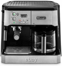 DeLonghi BCO432 Combo Espresso & 10-Cup Drip Coffee Machine with Frother REFURB