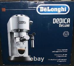 DeLonghi EC685M Dedica Deluxe Espresso Machine, Silver 15 bars of pressure