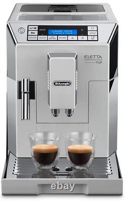 DeLonghi Eletta TOP ECAM45.760 Bean to Cup Coffee Machine White