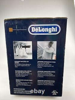 DeLonghi Manual Espresso Machine Cappuccino Maker Silver ECP3630 NEW