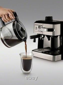 Delonghi BCO330T Drip Coffee and Espresso Machine 10 Cup Coffee Maker New
