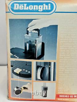 Delonghi Italian Retro Bar Espresso Cappuccino Coffee Maker Machine w Manual