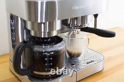 Espressione Stainless Steel Machine Espresso and Coffee Maker, 1.5 L