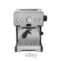 Espresso Cappuccino Coffee Machine Milk Steamer 15 BAR Pump Pressure 1.7L Tank