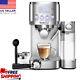 Espresso Cappuccino Maker Machine With Filter Auto Milk Frother Stainless Steel Us