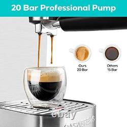 Espresso Coffee Machine 20 Bar, Professional Coffee Maker Cappuccino Latte Ma