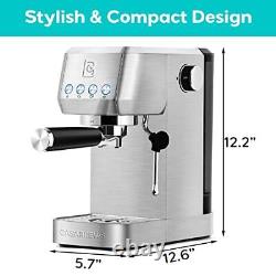 Espresso Coffee Machine 20 Bar, Professional Coffee Maker Cappuccino Latte Ma