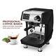 Espresso Coffee Machine Cappuccino Latte Tea Maker 3000w 1.5l 15 Bar Black