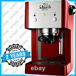 Espresso Coffee Machine Gran Gaggia Deluxe RI8425/22 Red