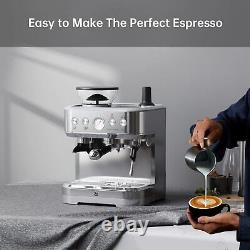 Espresso Coffee Machine with Milk Frother Steam Wand Cappuccino Latte Maker US
