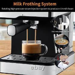 Espresso Coffee Maker Machine Cappuccino Latte Machiato WithFrothing Nozzle 20 Bar