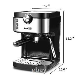 Espresso Machine 15 Bar Coffee Maker Machine With Foaming Milk Frother Wand 1300W