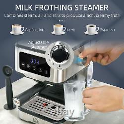 Espresso Machine 15-Bar Coffee Maker with Frother for Espresso Latte Cappuccino