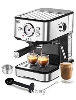 Espresso Machine 15 Bar Pump Pressure, Cappuccino Coffee Maker