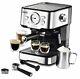 Espresso Machine 15 Bar Pump Pressure, Expresso Coffee Machine Black 1100w