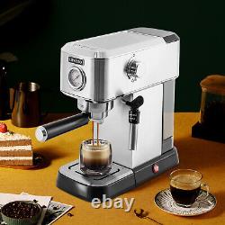 Espresso Machine 15Bar Espresso Coffee Maker Cappuccino Machine with Powder Tamper