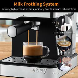 Espresso Machine 20 Bar Coffee & Cappuccino Machine With Milk Frother Wand 950W