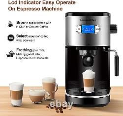 Espresso Machine 20 Bar Coffee Machine with Milk Frother Wand, 1350W High Perfor