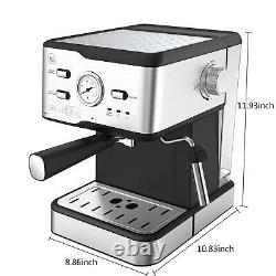 Espresso Machine 20 Bar Pressure Cappuccino Latte Maker Coffee Machine With ESE