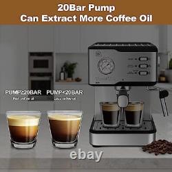 Espresso Machine 20 Bar Pump Pressure Cappuccino latte Maker Coffee Machine