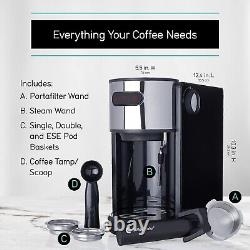 Espresso Machine 20Bar Espresso Coffee Maker Cappuccino Machine Milk Frother