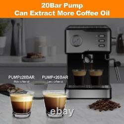 Espresso Machine Cappuccino Latte 20 Bar Coffee Machine ESE POD filter Steam