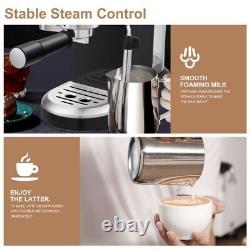 Espresso Machine Coffee 20 Bar 1350W High Performance 1.4 Ldetachable Transparen