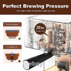 Espresso Machine Coffee Machine Cappuccino Latte Maker Steam Wand, Barista 950W