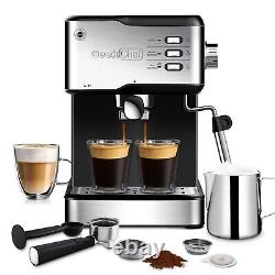 Espresso Machine Coffee Maker Nespresso Cappuccino Latte Frother 1.5L Water Tank