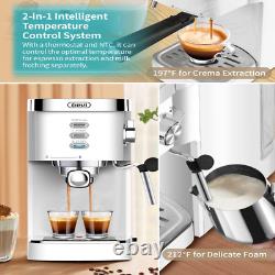 Espresso Machines 20 Bar Automatic Coffee Machine Cappuccino Coffee Maker with M