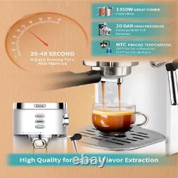 Espresso Machines 20 Bar Automatic Coffee Machine Cappuccino Coffee Maker with M