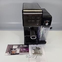 Espresso Maker and Cappuccino Machine Mr Coffee Silver BVMC-EM6701SS Untested