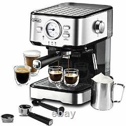Expresso Coffee Machine With Milk Frothier Steam Wand