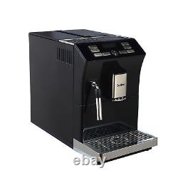 Fully Automatic Espresso Coffee Machine with Milk Frother LED Display Cappuccino