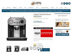 Gaggia Carezza DeLuxe Espresso Coffee Machine, 15 Bar 1900W