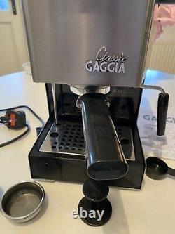Gaggia Classic Espresso & Cappuccino Coffee Machine Satinized steel + extras