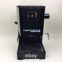 Gaggia Model Coffee Espresso Machine Black MISSING TURBO FROTHER Tested Works