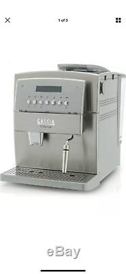 Gaggia TITANIUM STAINLESS STEEL COFFEE, ESPRESSO & CAPPUCCINO MACHINE SILVER
