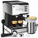 Geek Chef Espresso Machine, Espresso Cappuccino Latte Maker 20 Bar Pump Coffee