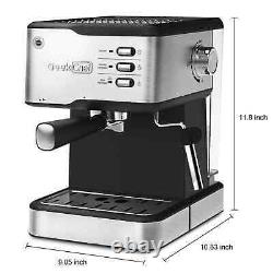 Geek Chef Espresso Machine, Espresso and Cappuccino latte Maker 20 Bar Pump Coff