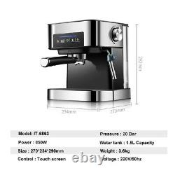 Genuine Coffee Machine 20Bar Automatic Coffee Maker Cappuccino Machine Espresso