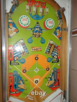 Gottlieb Batter Up Pinball Machine LED Coffee Table & Side Table Functional Art