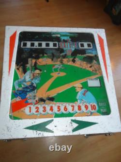 Gottlieb Batter Up Pinball Machine LED Coffee Table & Side Table Functional Art