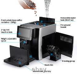 Hipresso Super-automatic Espresso Coffee Machine -Large 7 Inches HD TFT Display