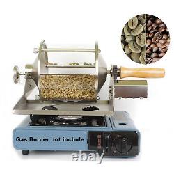 Home Coffee Bean Roaster, Coffee Roasting Machine Using Gas Burner 400 grams