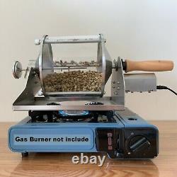 Home Coffee Bean Roaster, Coffee Roasting Machine Using Gas Burner 400 grams