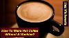 Hot Coffee Recipe Cappuccino Coffee Recipe At Home Nazi Kitchenette