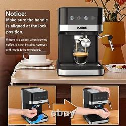 ICUIRE Espresso Machine 20 Bar Pump Coffee and Cappuccino Latte Machine with