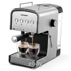 Ihomekee Espresso Machine 15 Bar, Coffee Maker for Cappuccino and Latte Maker